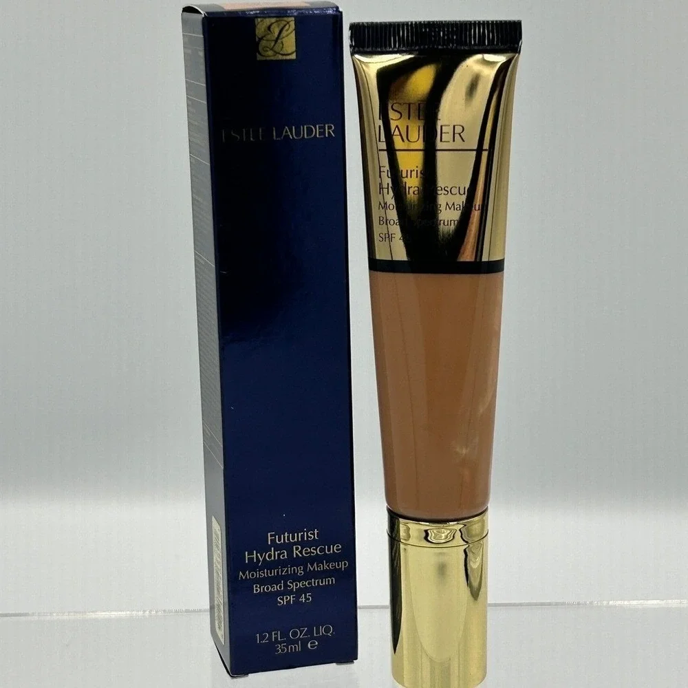 Estee Lauder Futurist Hydra Rescue Makeup 5W1 Bronze 1.2oz New SPF 45 Foundation